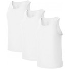 CharmX COOL Men's Tank Top Undershirts Moisture Wicking Breathable, Fitted Ruglar Fit T Shirts for Men 3 Pack