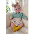 CharmX 20Inch Cute Soft Vinyl Realistic-Newborn Baby Doll Poseable Real Life Lifelike Baby Dolls w/Doll Accessories for 3+ Year Old Girls